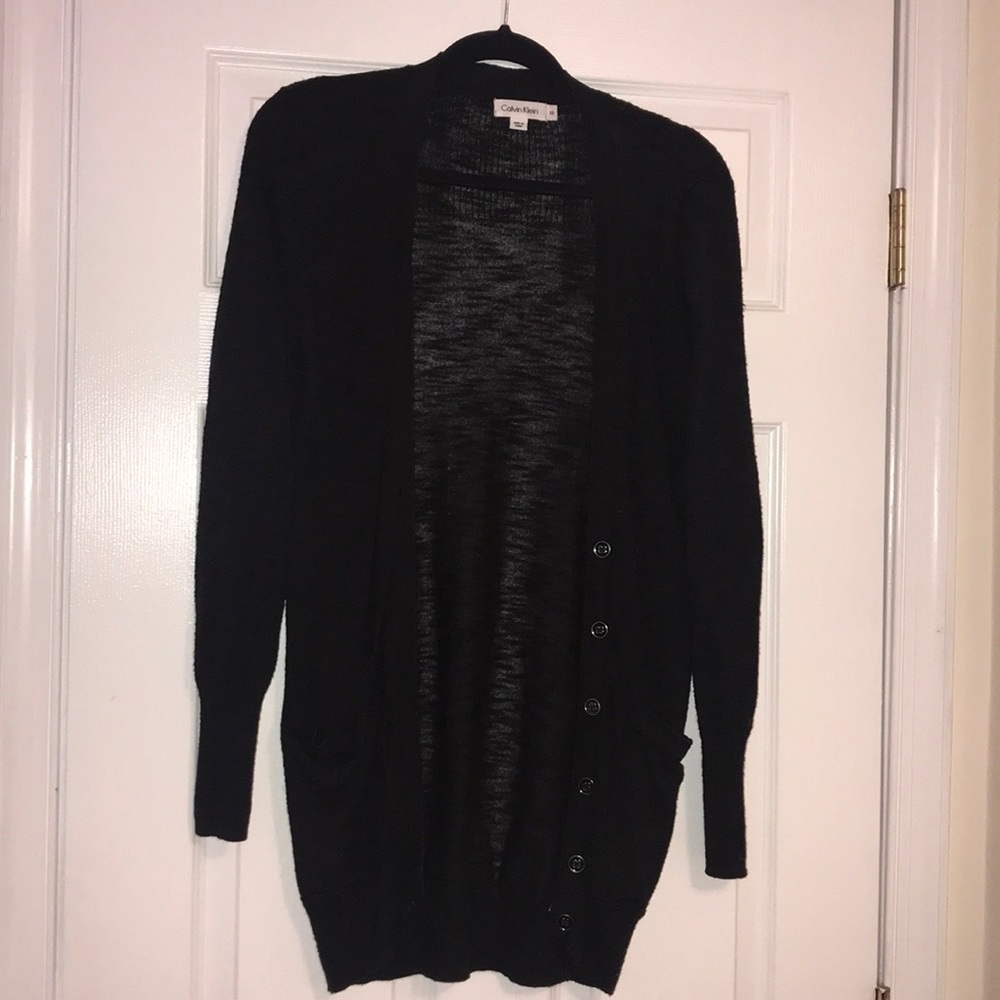 CK Black Tunic Cardigan